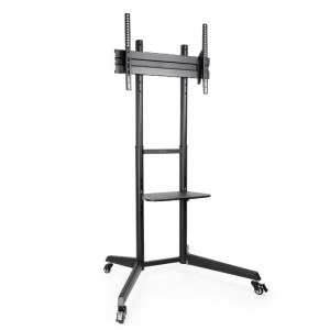 Soporte suelo orientable Tooq FS1170M-B Ramsés, con ruedas, para pantallas de 37