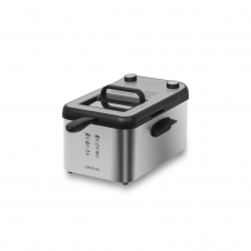Cecotec CleanFry Infinity 3000 Sencillo 5,6 L Independiente 2400 W Freidora Negro, Acero inoxidable