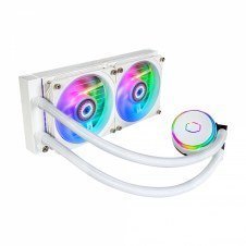 Cooler Master MasterLiquid PL240 Flux White Edition Carcasa del ordenador Liquid cooling kit 12 cm Blanco