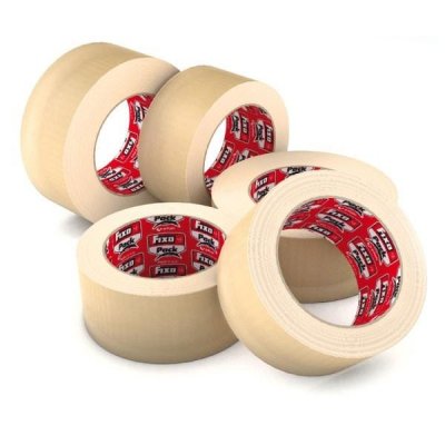 FIXO Paq.6 rollos precinto PP acrilico bajo ruido 48mmx66m transparente