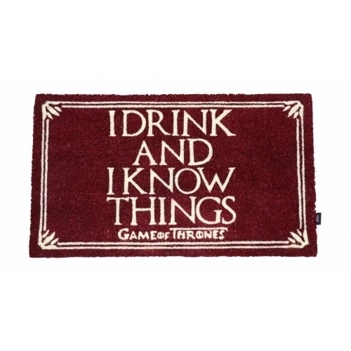 Felpudo game of thrones i drink and i know things