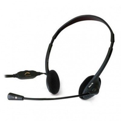 Auriculares NGS MS103/ con Micrófono/ Jack 3.5/ Negros