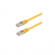 WP WPC-PAT-5F005Y cable de red Amarillo 0,5 m Cat5e F/UTP (FTP)