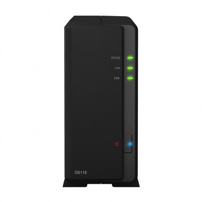 Servidor nas synology disk station ds118 1 gb ethernet gigabit