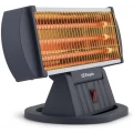 Estufa de cuarzo Orbegozo BP 0204, 1.200 W, 3 potencias, negro - imagen 2
