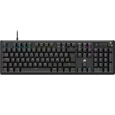 Teclado gaming corsair k70 core rgb negro portugues