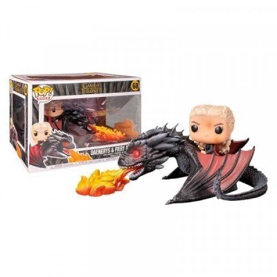 Funko pop juego de tronos daenerys montando a drogon furioso 45338