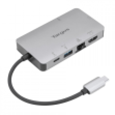DOCKING STATION TARGUS TIPO C A HDMI X1 VGA X1 USB-A X1 USB-C X1 PLATA