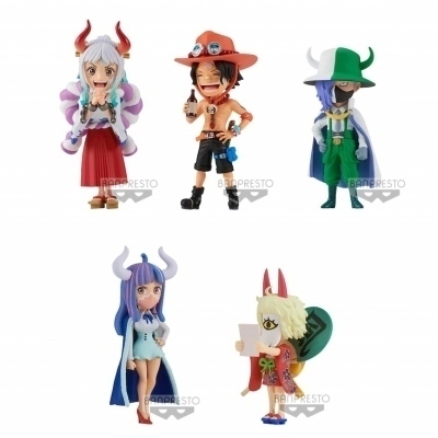 Figura banpresto one piece world collectable wanokuni onigashima 2 unidad aleatoria