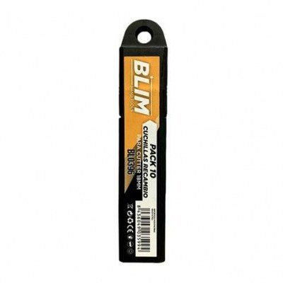 Blim Pack 10 Cuchillas Recambio para Cutters 18mm