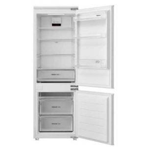 Frigorífico combi integrable Teka RBF 73355 FI, 178.5 x 54 x 54.5 cm, No Frost, clase E, 223 kWh año, 35dB, 248 litros, columna MetaCool, reversible, luz LED, blanco
