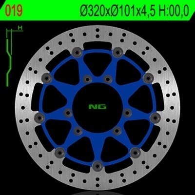 Disco de freno NG 019 Ø319.5 x Ø101 x 4.5 019