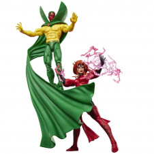Pack 2 figuras marvel legends series earth's mightiest heroes avengers vision & scarlet witch