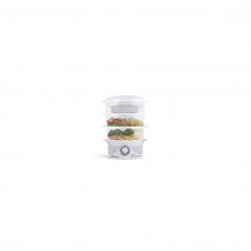 COCINA AL VAPOR ORBEGOZO CO 4015 800W CAPACIDAD 9L 3 RECIPIENTES + RECIPIENTE ESPECIAL ARROZ TEMPORIZADOR 60 MINUTOS LIBRE BPA 16951
