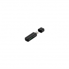 VIVANCO 36656 LECTOR DE TARJETAS EXTERNO 4 SLOTS TARJETAS ADMITE TARJETAS ALTA CAPACIDAD USB 2.0 NEGRO