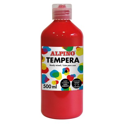 DM010174 tempera 500 ml Botella Rojo