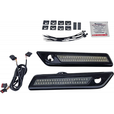 Saddlebag Latch Dual Color Accent Lights CUSTOM DYNAMICS CD-SBL-DC-SB