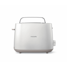 Tostador Philips HD2581/00, 2 ranuras cortas, 830W, blanco