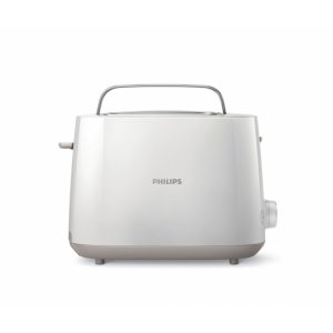 Tostador Philips HD2581/00, 2 ranuras cortas, 830W, blanco