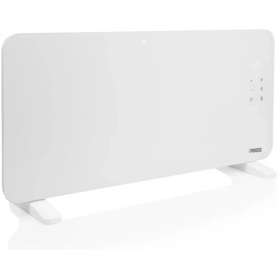 Convector Princess 348421 Panel de Cristal Smart, 2.000 W, WiFi, blanco
