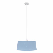 Colgante Consciencia 1xe27 Celeste Regx40x40 Cm