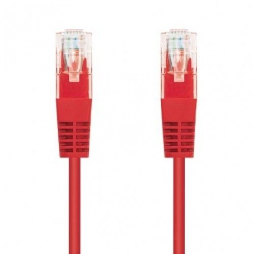Cable de Red RJ45 UTP Nanocable 10.20.0102-R Cat.5e/ 2m/ Rojo