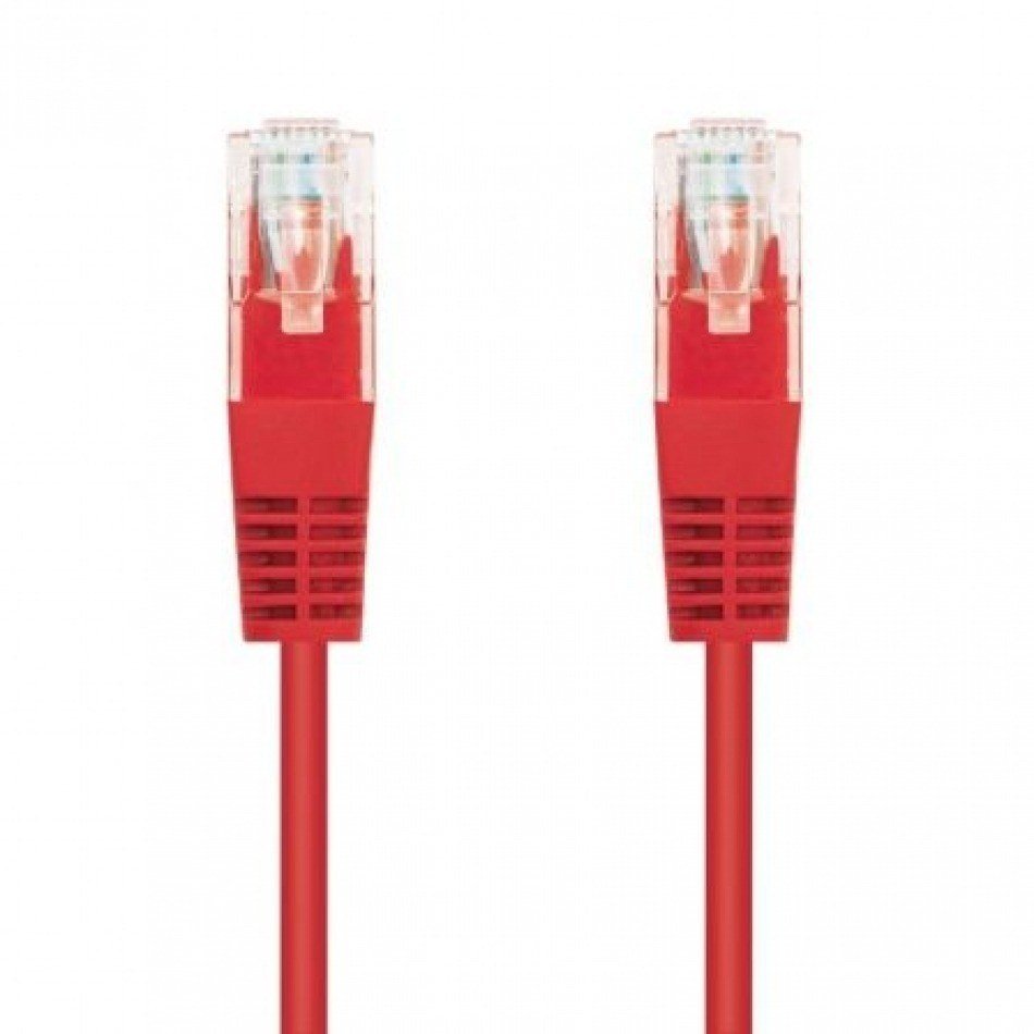 Cable de Red RJ45 UTP Nanocable 10.20.0102-R Cat.5e/ 2m/ Rojo