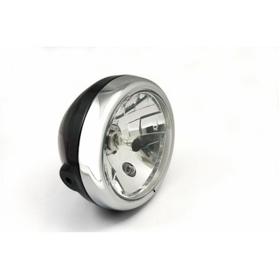 LSL Six-Days Headlight Black/Chrome 730SD02SC