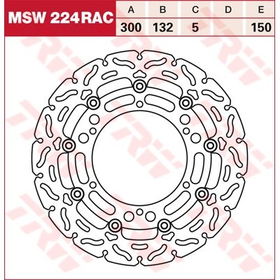 Discos de freno RAC TRW MSW224RAC