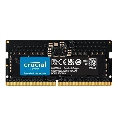 SoDimm Crucial 8GB DDR5 4800Mhz CT16G48C40S5