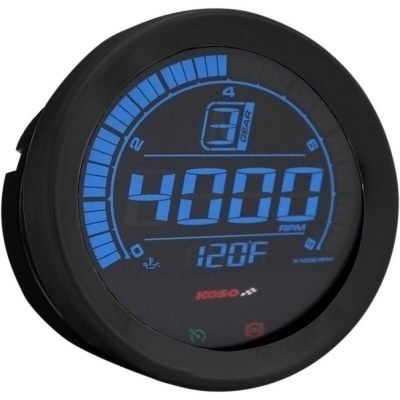 KOSO HD-02R Harley Davidson Speed Meter Black BA051110