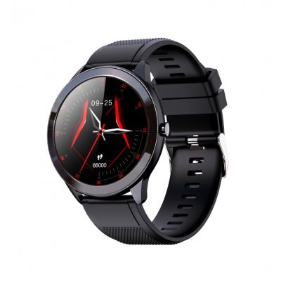 SMARTWATCH LEOTEC 1,28 MULTISPORT WAVE NEGRO PANTALLA REDONDA
