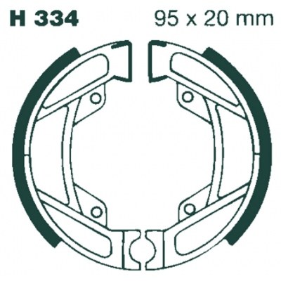 Zapatas de freno estándar EBC H334