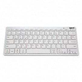 Teclado Iggual TKL-BT, Bluetooth, Slim, plata
