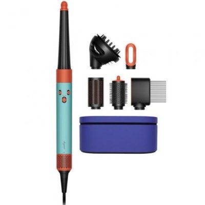 Rizador y Secador para pelo Dyson Airwrap i.d./ Azul y Naranja