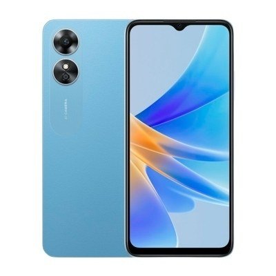 Telefono movil smartphone oppo a17 lake blue 6.5pulgadas hd+ - 64gb rom - 4gb ram - 50 + 2 mpx - 5mpx - 5000 mah - dual sim - huella