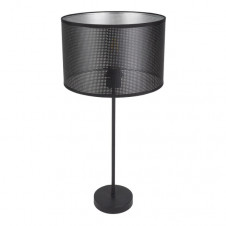Sobremesa Alto Anastasia 1xe27 Negro/negro-plata 60x30x30 Cm