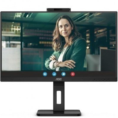 Monitor Profesional AOC Q27P3QW 27/ QHD/ Webcam/ Multimedia/ Negro
