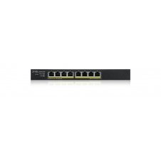 Zyxel GS1915-8EP Gestionado L2 Gigabit Ethernet (10/100/1000) Energ?a sobre Ethernet (PoE) Negro