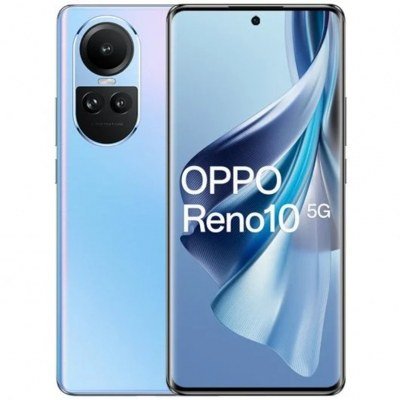 Telefono movil smartphone oppo reno 10 5g blue 6.7pulgadas - 256gb rom - 8gb ram - 64 + 8 + 32 mpx - 32 mpx - 5000 mah - dual sim
