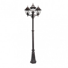 Farola Exterior Aluminio Bootes 3xe27 Marron Ip44 228x62x62 Cm