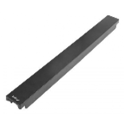 PANEL CIEGO LANBERG 1U 19 EN PLASTICO RETARDANTE AL FUEGO NEGRO
