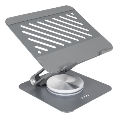 Soporte mesa tooq 360º para dispositivo 13 pulgadas gris