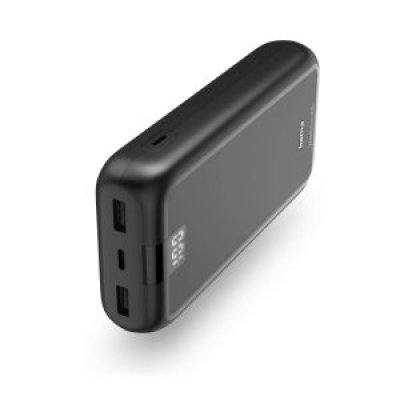POWERBANK HAMA PERFORMANCE 20 20000 mAh 2xUSB-A 1xUSB-C INDICADOR DE CARGA COLOR ANTRACITA