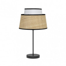 Sobremesa Jia 1xe14 Natural/blanco 40x20x20 Cm