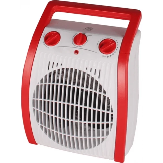 Calefactor eléctrico Artica ACT4010, 2.000 W, blanco y rojo