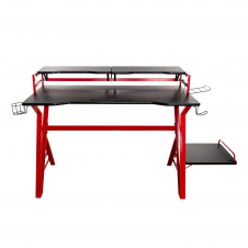 ESCRITORIO GAMER NACEB 119×64.7CM CON PLATAFORMAS Y ACCESORIOS