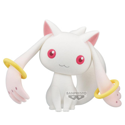 Figura banpresto puella magi madoka magica fluffy puffy kyubey 7cm