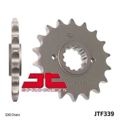 Piñón JT SPROCKETS acero estándar 339 - Paso 530 JTF339.17