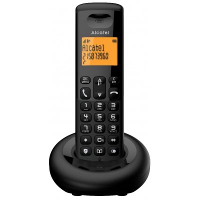 E160 Teléfono DECT Identificador de llamadas Negro